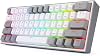 Redragon K616 Fizz PRO 60% 3 mode wired, 2.4 GHz wireless, Bluetooth mechanical gaming keyboard, linear red switch, Pro Drive/software supported