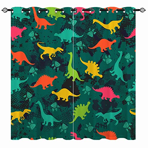 YUANZU Dinosaur Curtains