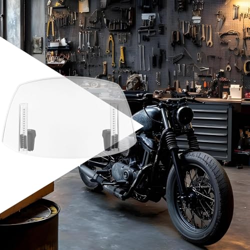 Pare-brise pour moto avec modification du spoiler pour une stabilité maximale