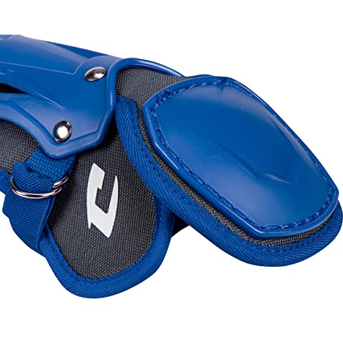 Jambière de qualité supérieure CHAMPRO Optimus Pro bleu roi avec tibia 36,8 cm