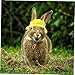 BESPORTBLE 3pcs Pet Bunny Hat Mini Cover for Small Animals for Festivals Parties and Daily Wear Cute Pet Accessory for Bunnies Kittens Hamsters and Small Dogs
