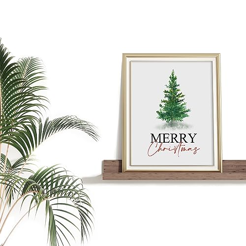 Yumknow Rustic Vintage Farmhouse Holiday Wall Decor - Winter Pine Bathroom Print Poster - Christmas Tree Wall Art Gallery Wall thumb #7