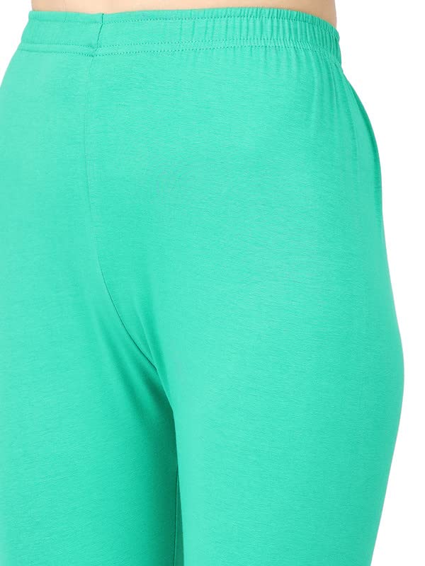 Image of Robinbosky Premium Stretchable Cotton Ankle Legging for Women | Suitable for Formal wear & Casual wear | High-End Elastic Makes The Leggings Squat Proof and Durable for Travel, Yoga, & Workout.
