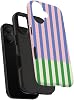 Womens 2-in-1 Phone Case for iPhone 111213141516ProPlusPro Max Series, Shock and Scratch Resistant, Precision Opening with Port Protection, Colorful Stripes