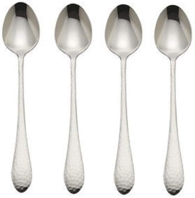 Hammered Antique Iced Teaspoon [Set of 4]