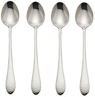 Vista 1 de Cucharilla helada antigua martillada [Juego de 4]