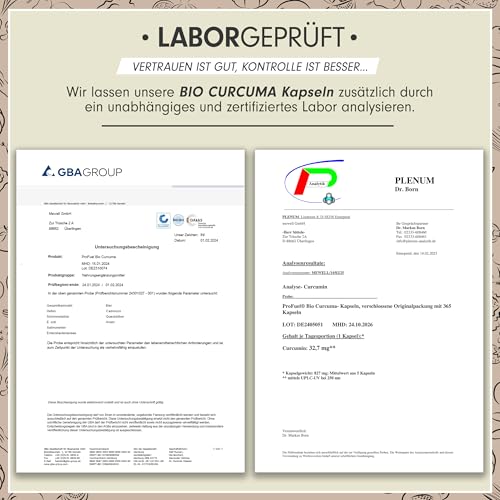Bio Curcuma Kapseln 365x mit 700 mg Curcuma aus kontrolliert biologischem Anbau - optimal hochdosiert mit 35 mg Curcumin pro Kapsel - mit Schwarzem Pfeffer-Extrakt - Vorrat für 1 Jahr
