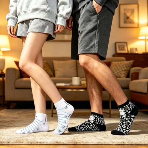 Image of 6 Pairs Ankle Socks for Women Men Novelty Gifts For Women Halloween Christmas Festival Birthday Gift