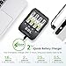 EBL Black Batteries Box Include : Rechargeable 8 AA Batteries + 4 AAA Batteries + 40Min iQuick Battery Charger and 2Pcs C/D Converters with Battery Storage Organizer
