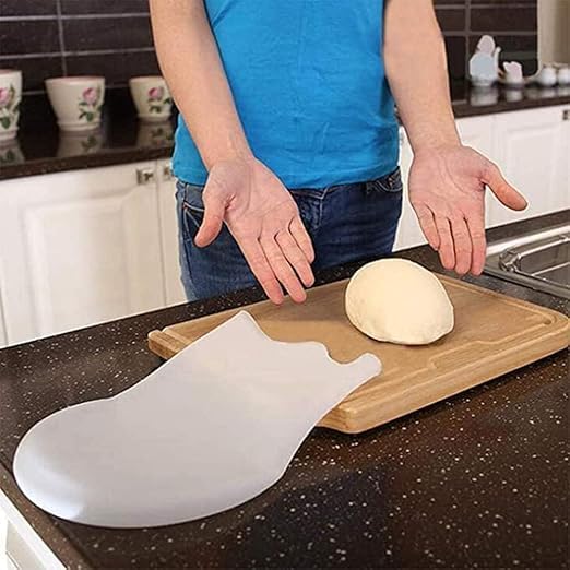 Image of KOMUEE ELEGAR Silicon Atta Kneading Dough Maker Bag -,Glass Food Storage Containers with Lids,BPA Free,Microwave, Oven, Freezer and Dishwasher,White Food-Grade Mixing & Storage Tool (1 pcs)