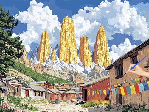 �������G ���i Paint by Numbers ���g�� �y�C���g�o�C�i���o�[ �����h��G �q�� ���S�� DIY �i���o�[�y�C���g ��H�| �G�� �|�p��h���� �A�N�����L�b�g ��l�̂��߂̃N���G�C�e�B�u�Ȏ �a�����v���[���g �z�[�� �I�t�B�X�̕Ǒ��� 