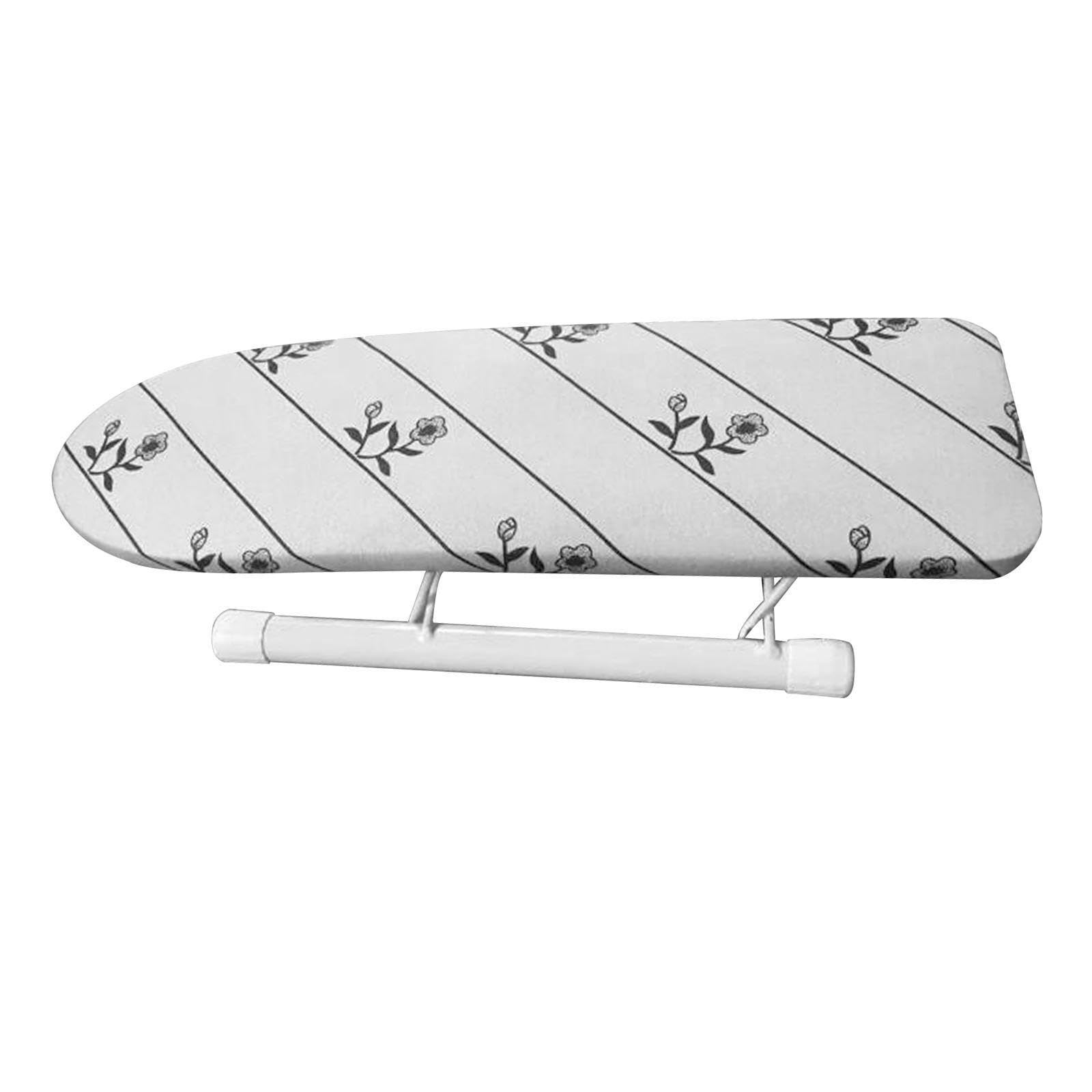 PIXZCSA Portable Mini Tabletop Ironing Board With Cover High Temperature Resistance Foldable Sleeve Mini Ironing Board Not Easy To Fade Sleeve Household Small