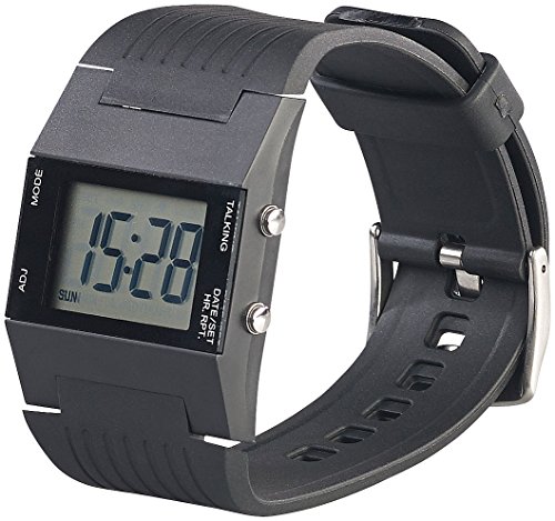 St. Leonhard Uhr mit Weckfunktion: Sprechende Herren-Armbanduhr mit Weckfunktion (Armbanduhr mit Wecker Herren, Armbanduhr mit Weckerfunktion, Uhrenarmband)