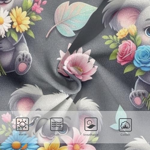 Toddlers Underwear Floral 2t Cotton Panties Little Girl Stylish Kids Briefs Undies Cute Cartoon Koalas Colorful Floral3