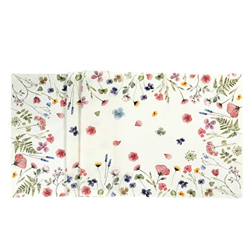 Sander Tischläufer SEA Flowers, 50x140 Cm – Jacquard-Stoff Mit Unterwasser-Motiv, Waschbar Bei 30°C