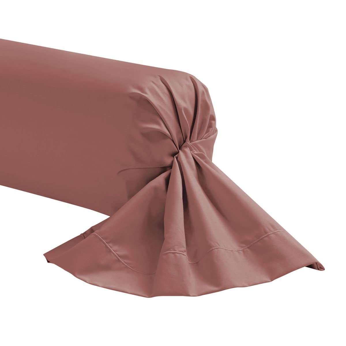 Essix Plain Cotton Percale Bolster Cover 43 x 190 cm Royal Line