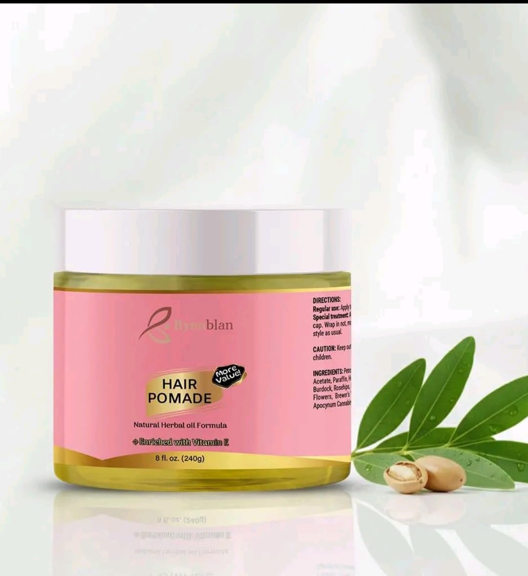 Byenblan Hair Pomade with Vitamin E 8 oz