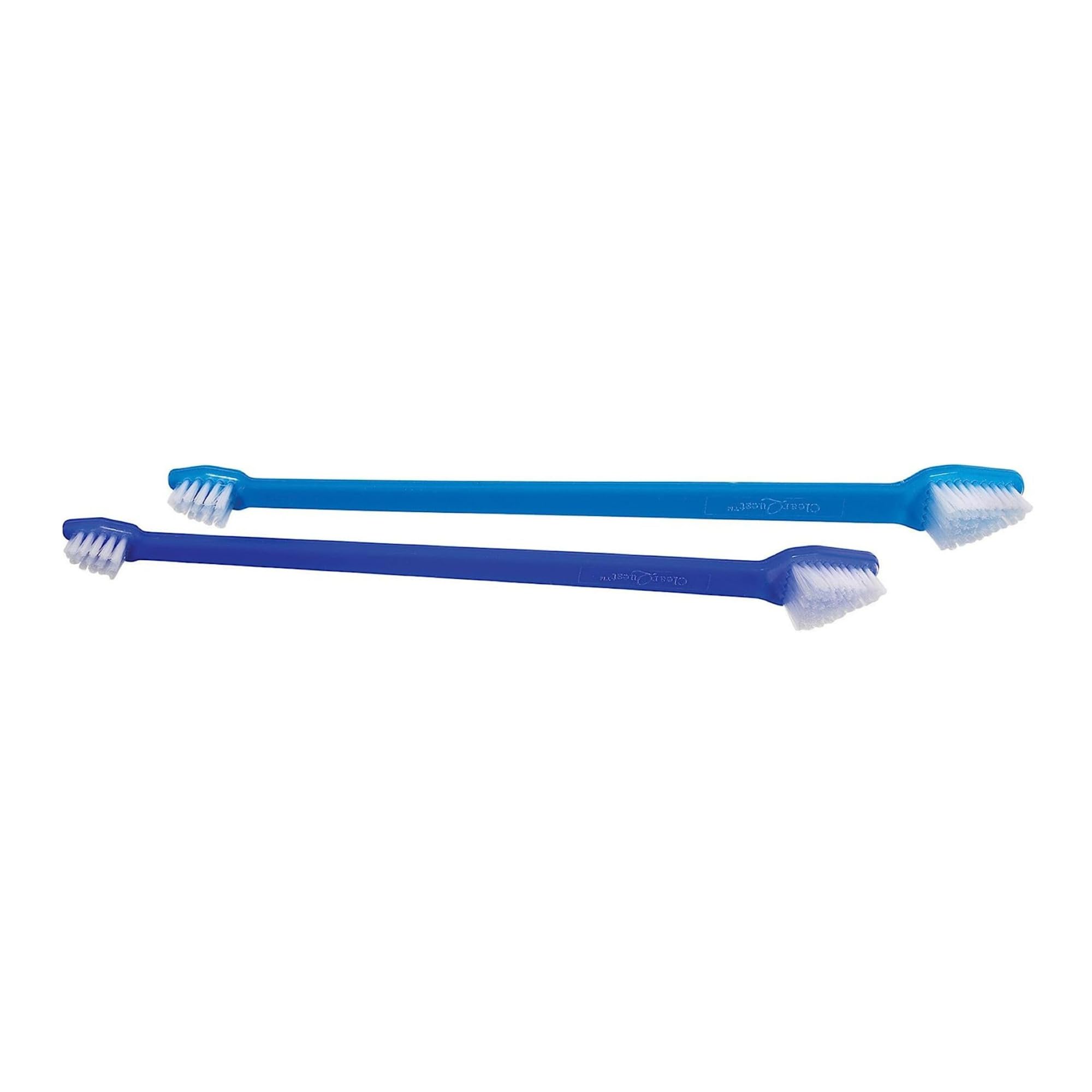 ClearQuest dual-end Pet Zahnbürsten, 9 Zoll, 50/Kanister, (Farben variieren)