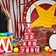 Relaxdays Dosenwerfen für Kinder, Büchsenwerfen Garten, 10 Blechdosen & 3 Säcke, Wurfspiel für Kindergeburtstage, rot