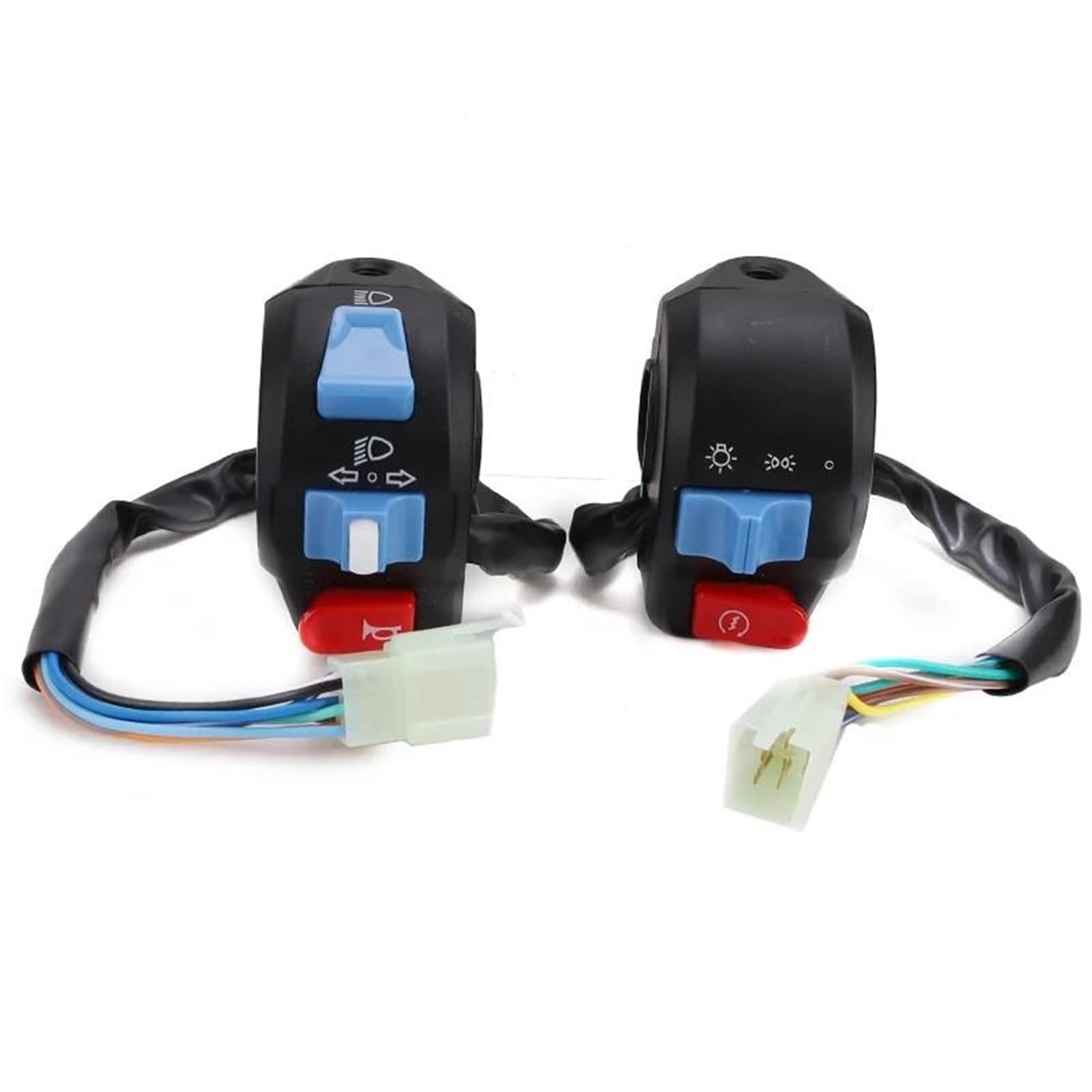 Interruttori Moto Pulsante Clacson Indicatori Di Direzione Interruttore Di Controllo Interruttore Manubrio Bici Elettrica Scooter Per Gy6 50cc 125cc Bobina Statore(3)