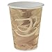 SCC412MSN - Solo Mistique Polycoated Hot Paper Cup, 12 Oz, Printed, Brown, 50/Bag