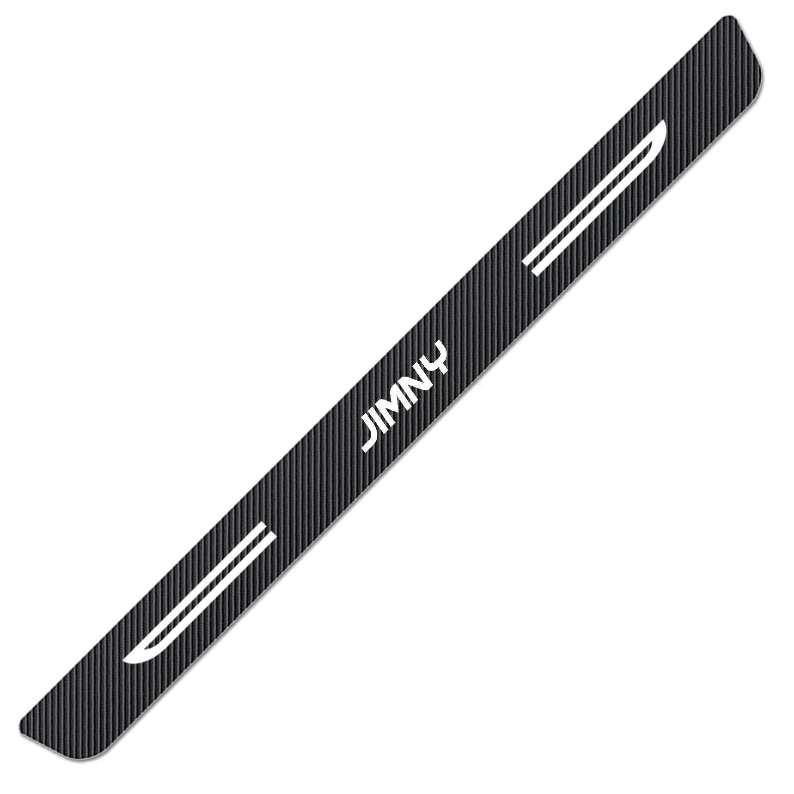 WXH97F Car Rear Bumper Protector for SUZUKI Jimny 2012-2025 2026 Carbon Fiber Boot Sill Guard Anti-Scratch Luggage Protective Sticker Self-Adhesive Waterproof Strip 90cm