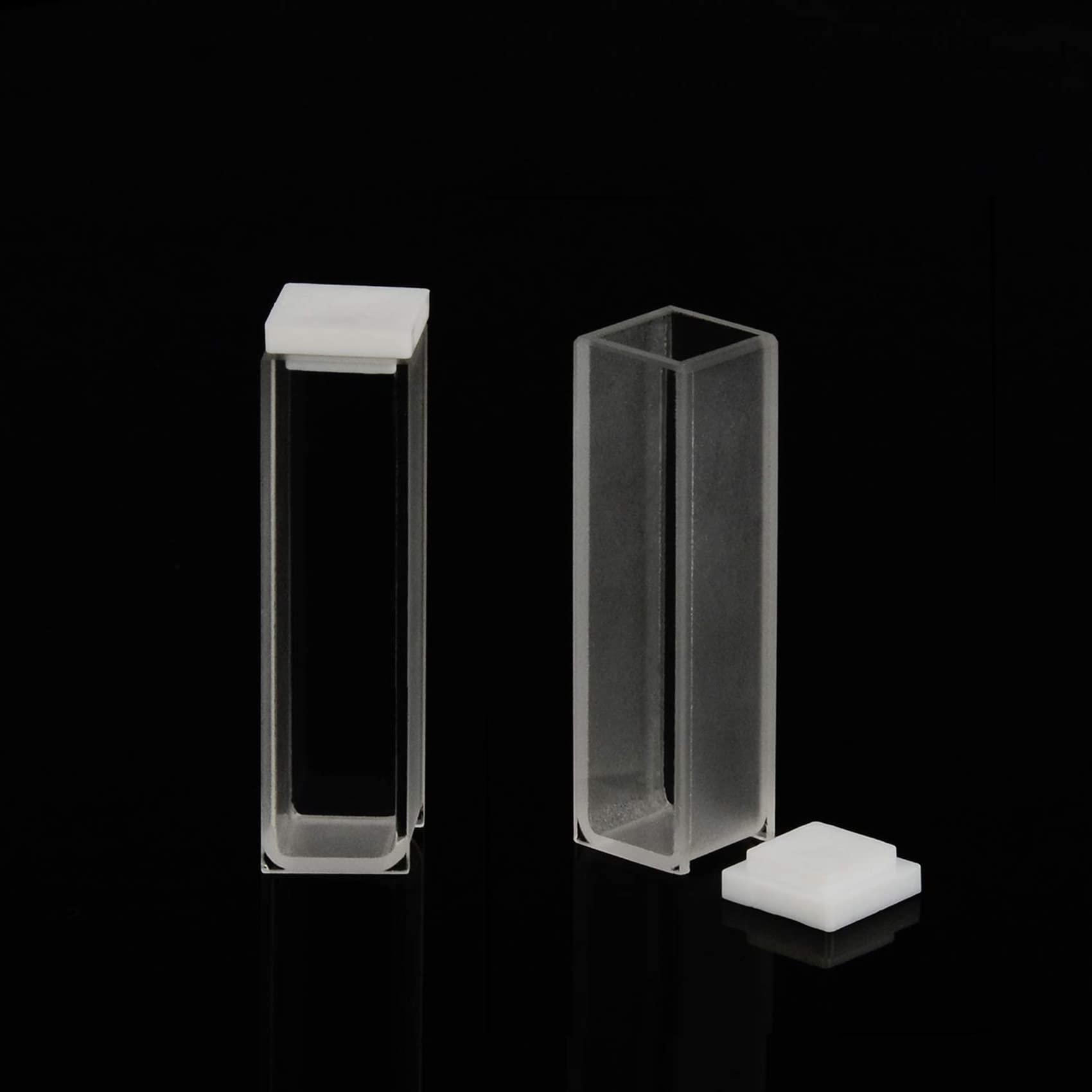 Quarz Küvette, Spektralphotometer Küvetten 10 mm Pfad Länge, 45 mm Höhe, 3,5 Ml Kapazität - 20 Stücke