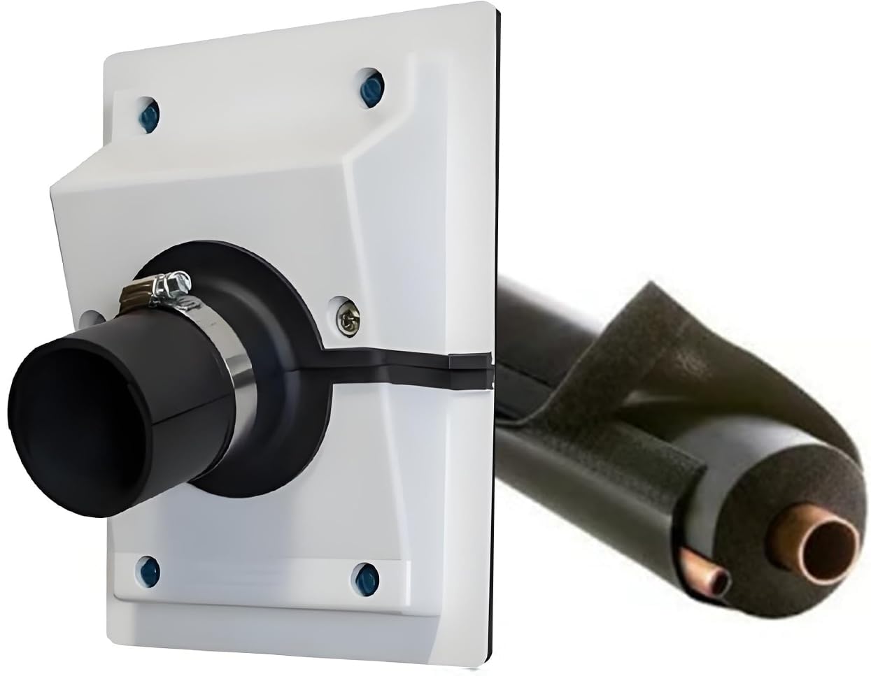 Photo 1 of HVAC Line-Set Cover Kit - White/Grey