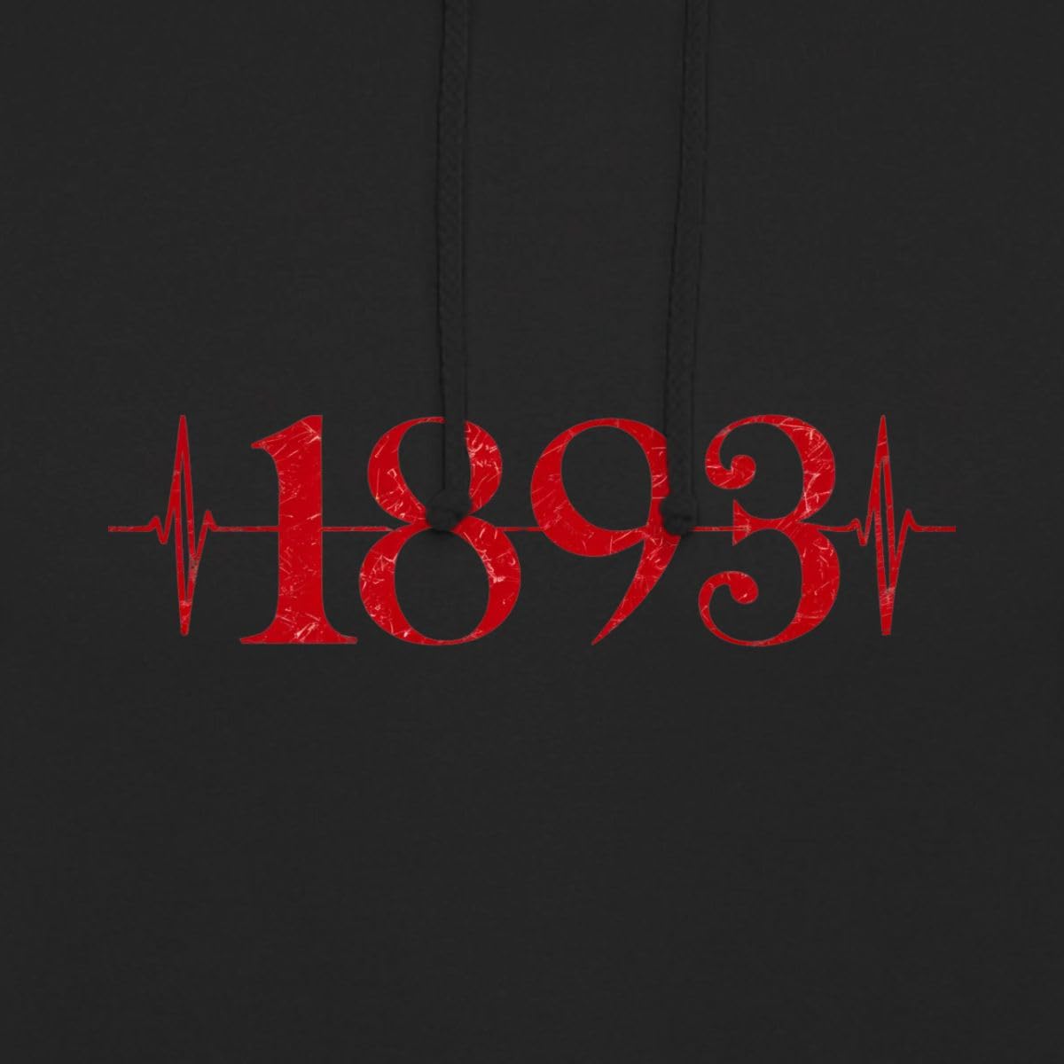 Spreadshirt 1893 Herzschlag Stuttgart Fußball Unisex Hoodie