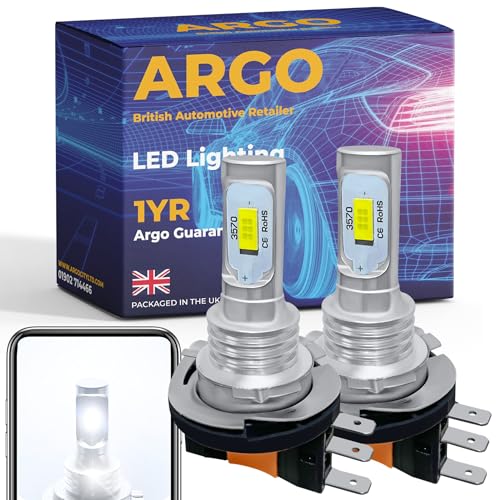 Argo H15 LED Headlight Bulb 100w 6000k