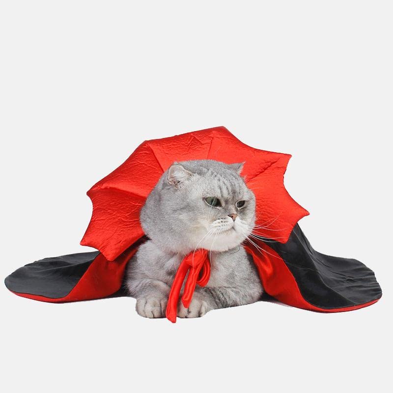 GAH Cat Halloween Pet Costumes Adjustable Harness Clothing Cape for Cosplay (B0BLZ7RXRX) Amazon Price History, Amazon Price Tracker