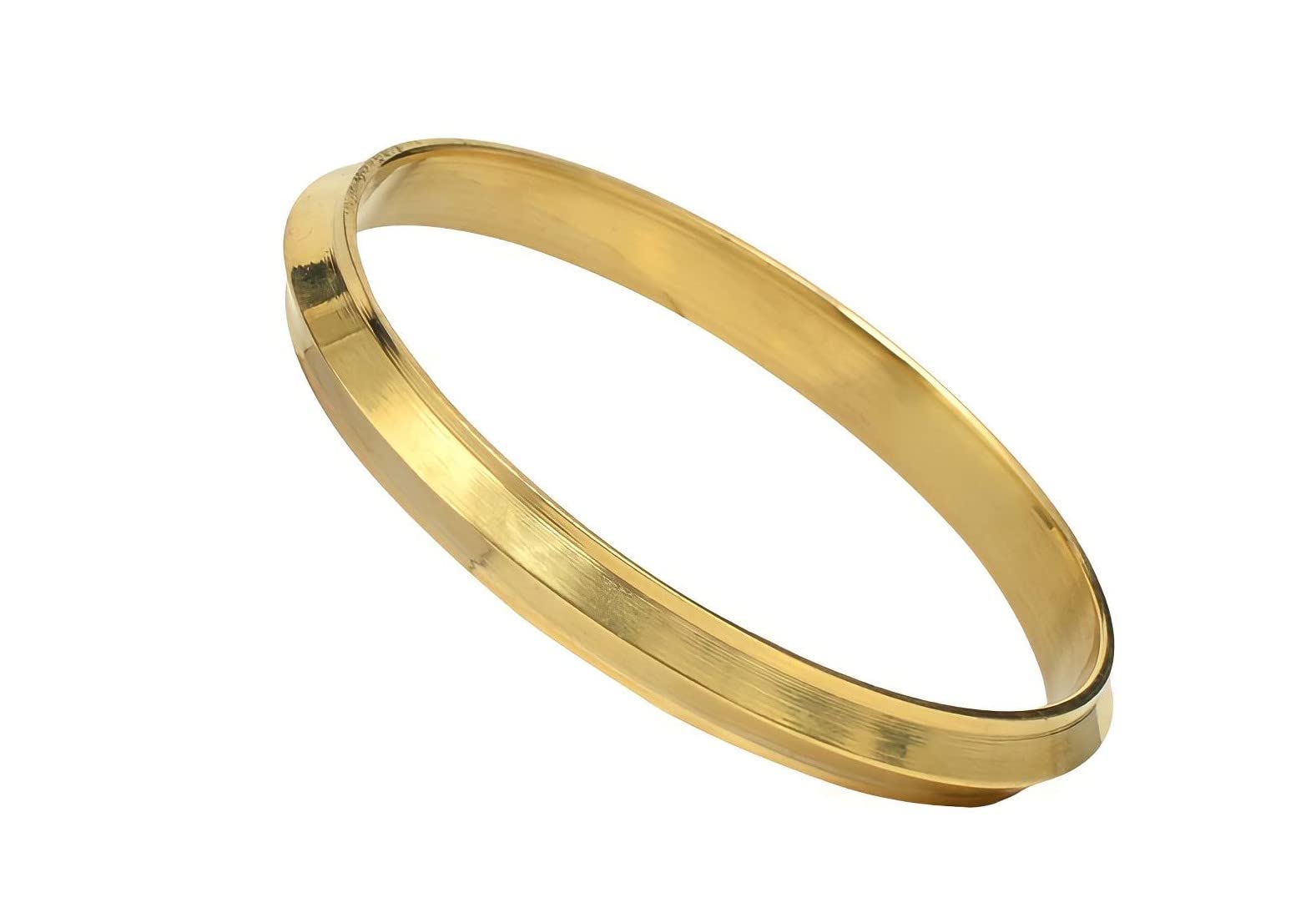 Punjabi Swagg Brass Kada BOLD with Edges (0.1" thickness) for Men (7.2) (B0BXLKC4LX) Amazon Price History, Amazon Price Tracker