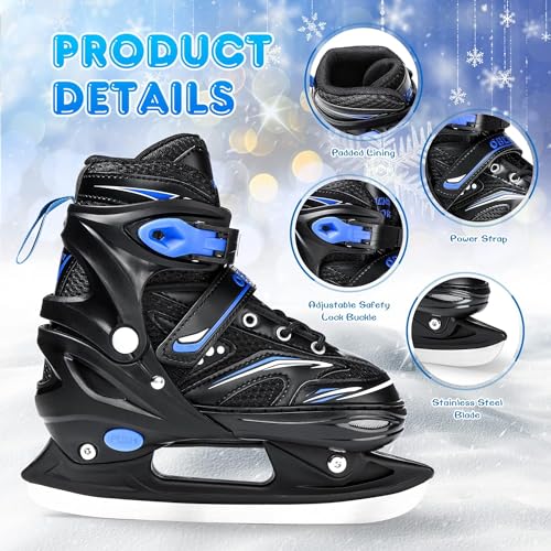 OBENSKY Adjustable Kids Ice Skates