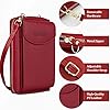VDSOW Crossbody Phone Bag for Women, Leather Ladies Cross Body Handbags Waterproof Mobile Phone Pouch with Long Strap Zips Card Slots, Small Cellphone Shoulder Bags Coin Purse Wallet Gifts for Girls #2