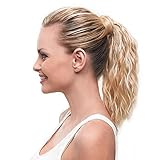 Hairdo 10 inch Simply Wavy Beach Curl Pony Tru2Life Styleable Synthetic Ponytail R1416T Buttered Toast
