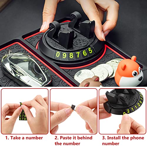 Tappetino antiscivolo per auto 4 in 1, Yideng