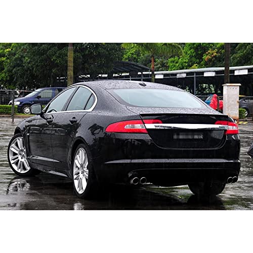 MADALLO Aileron ArrièRe De Voiture Abs pour J-aguar XF 2007 2008 2009 2010 2011, Aileron De Couvercle De Coffre, Aileron De Toit ArrièRe(Noir Brillant) Cover