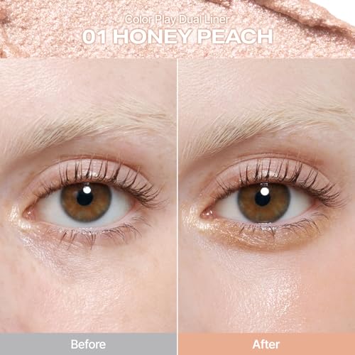 2aN Color Play Dual Liner 01 Honey Peach miniatura 3