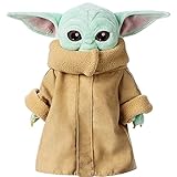 CBOSNF Peluche Baby Yoda Star Wars Peluche Juguetes de Peluche Muñeco de Peluche Juguete Acción Figura Cumpleaños Figura de Peluche para Niños Almohadas Juguete Felpa Animal Dibujos Muñeca - 25cm