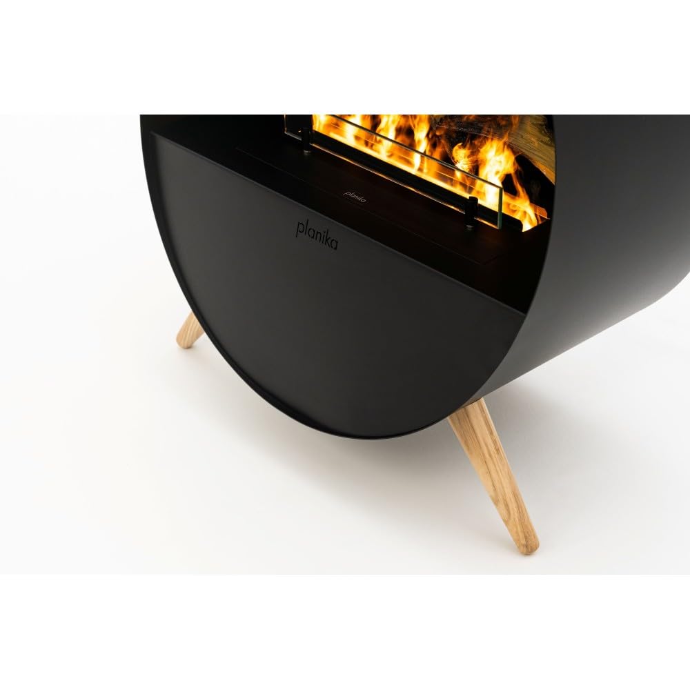 Planika Misty Chimenea eléctrica Independiente Moderna de Vapor de Agua con tecnología LED - Efecto de Llama verdadera, Ideal para la Sala de Estar