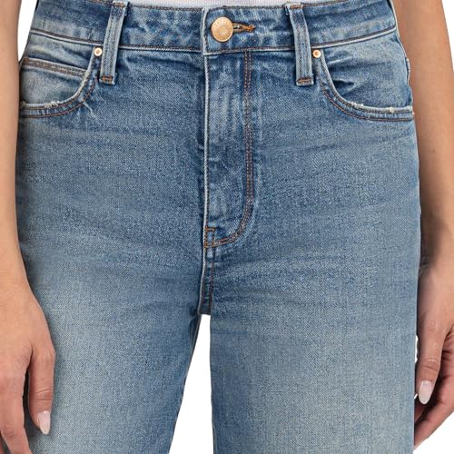 KUT from the Kloth Women's Sienna High Rise Wide Leg-roll Up 5"4