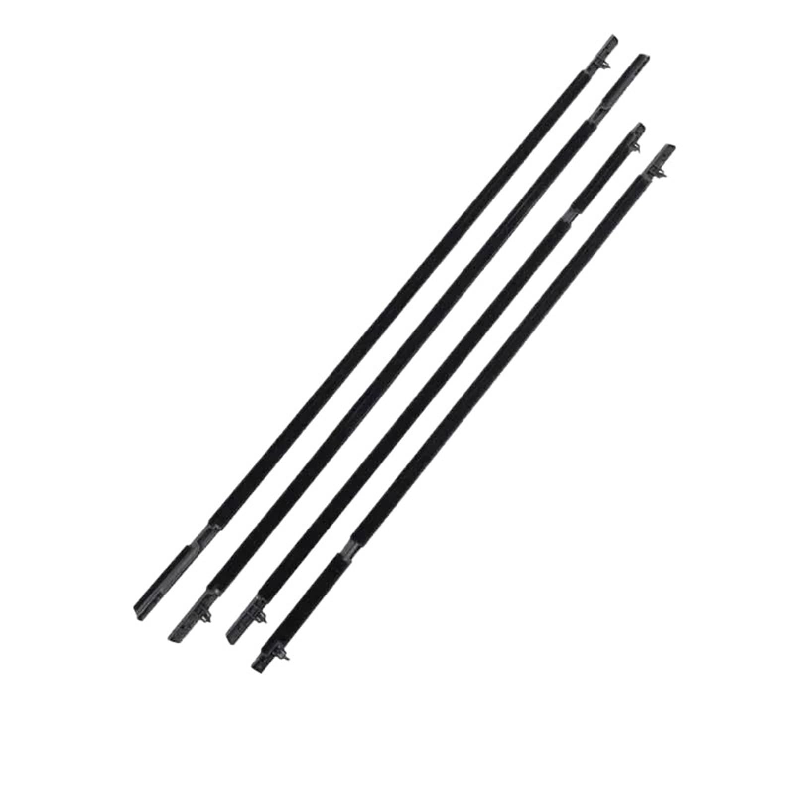 Atgcbcauf Black 4Pcs For Toyota For Sienna Xl30 2011 2012 2013~2020 Window Glass Sealed Strips Door Rainproof Weather Weatherstrips Atgcbcauf(Black 4Pcs)