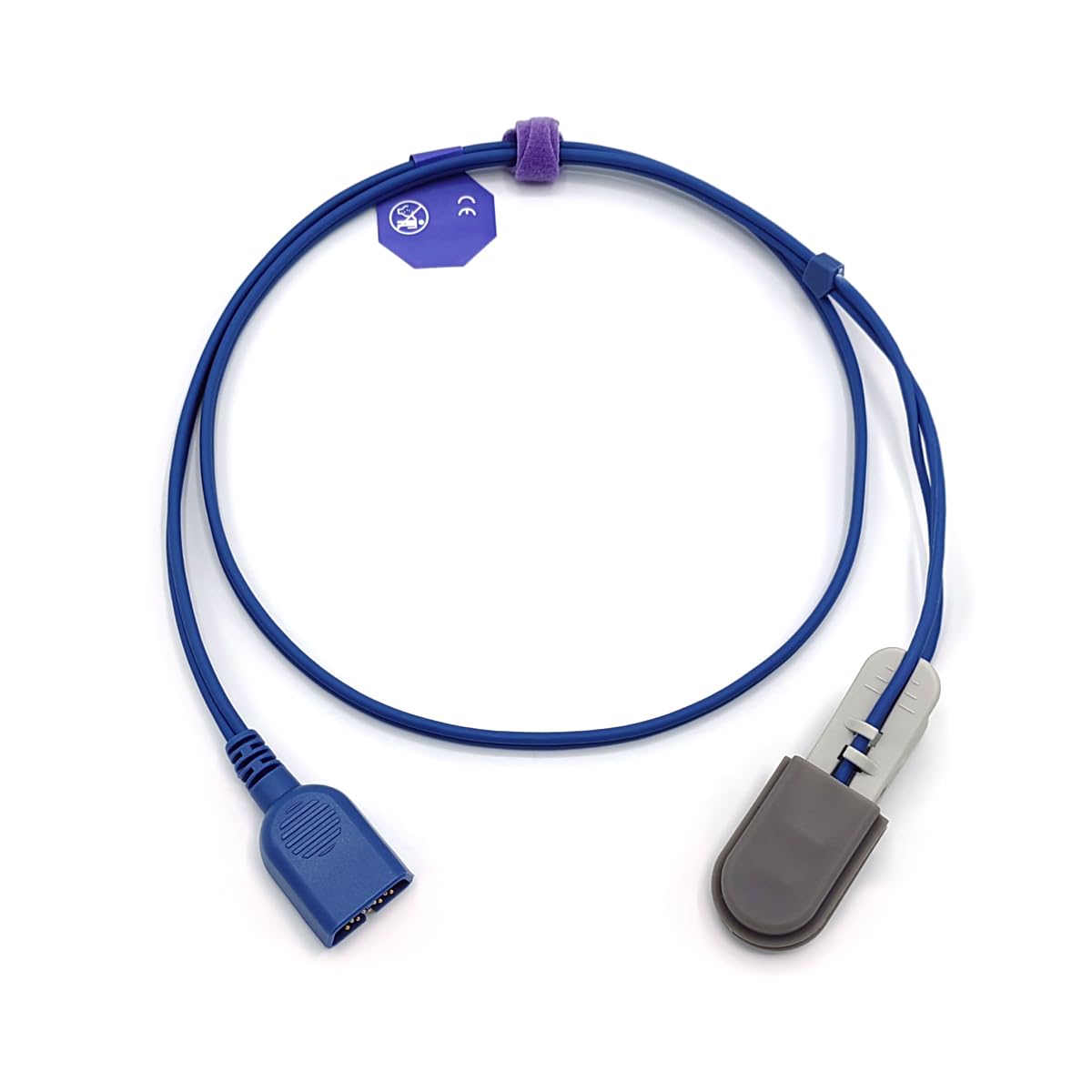 Sensor lingual compatible con Nihon Kohden Spo2 con conector de 9 pines