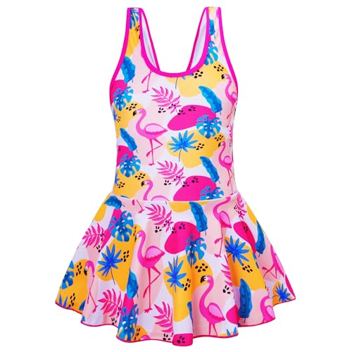 Image of Girls One Piece Unicorn Swimsuit Mermaid Swimwear Rainbow Bathing Suit
