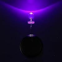 Vista 21 de 100 bombillas LED transparentes, diodos de emisión de luz, 0.2 pulgadas (multicolor)