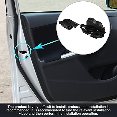 Image of X AUTOHAUX 51217315019 Front Left Door Lock Latch Actuator Assembly for BMW X5 E70 2007-2013 for BMW X6 E71 2008-2014