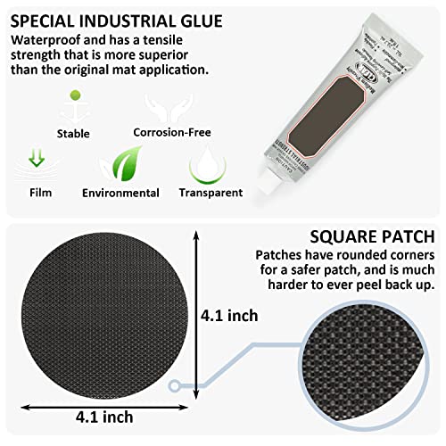 ifeolo Trampoline Patch Repair Kit 4 inch Circle On Patches Repair