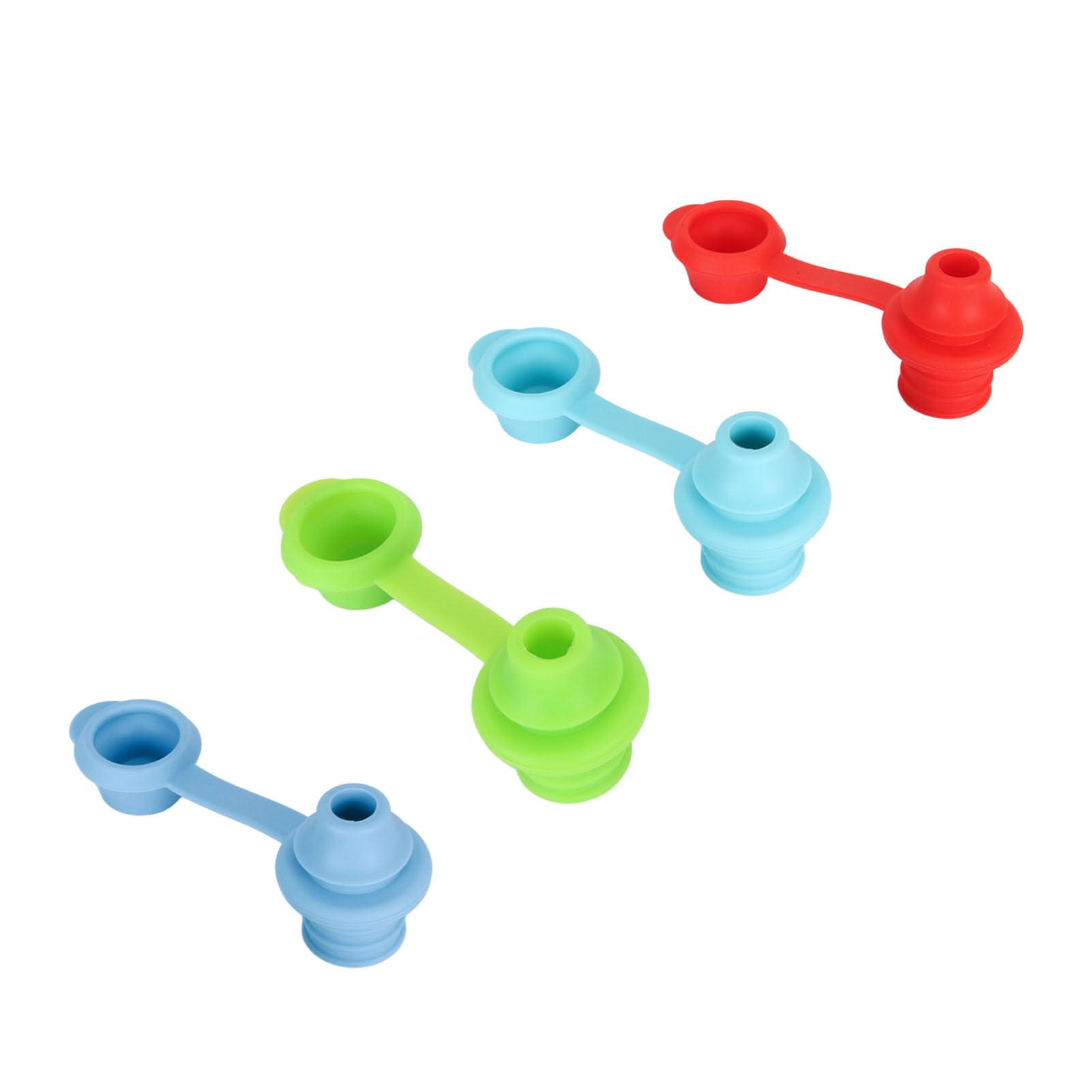 Sipping Spout Silicone Toddler Baby Kids Bottle Water Cap 4Pcs for Bottle Mouth Adapter Infant Siphon Bottles Bottling - Image 2