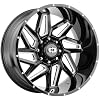 Vision 361 Spyder 18x9 8x6.5 +12mm Black/Milled Wheel Rim 18 Inch 361-8981GBMS12