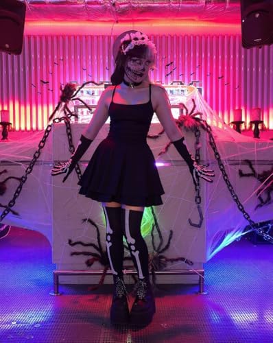 Kaximil Women's Sexy Ruffle Mini Dress Spaghetti Strap Ruched Corset Party Club Short Dresses4